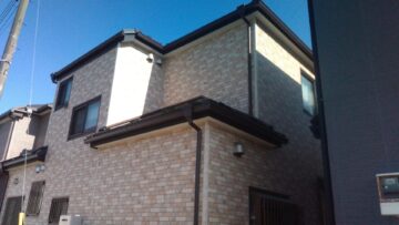 柏市F様邸　施工後　金属サイディングでカバー